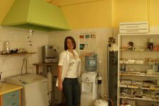 One of the first graduates, Dorota Staszko, runs a modern dental laboratory in Barlinek.