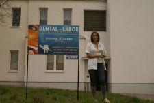 One of the first graduates, Dorota Staszko, runs a modern dental laboratory in Barlinek.