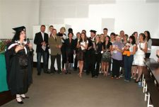Happy 3rd form students who passed international examination of City and Guilds in June 2009.