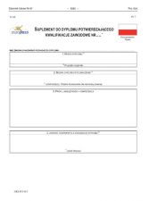 Pierwsza strona suplementu